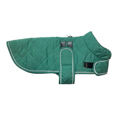 Happy Pet Quilted Classic Dog Coat Teal Extra Small