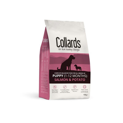 Collards Puppy Hypoallergenic Salmon & Potato Dry Dog Food 10kg