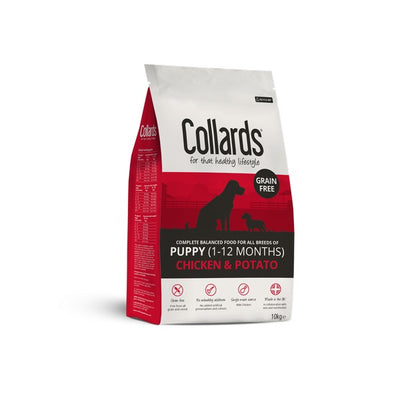 Collards Grain Free Hypoallergenic Puppy Chicken and Potato Dry Dog Food 10kg