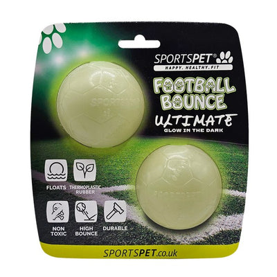 Sportspet Ball Ultimate Glow in the Dark Two Pack