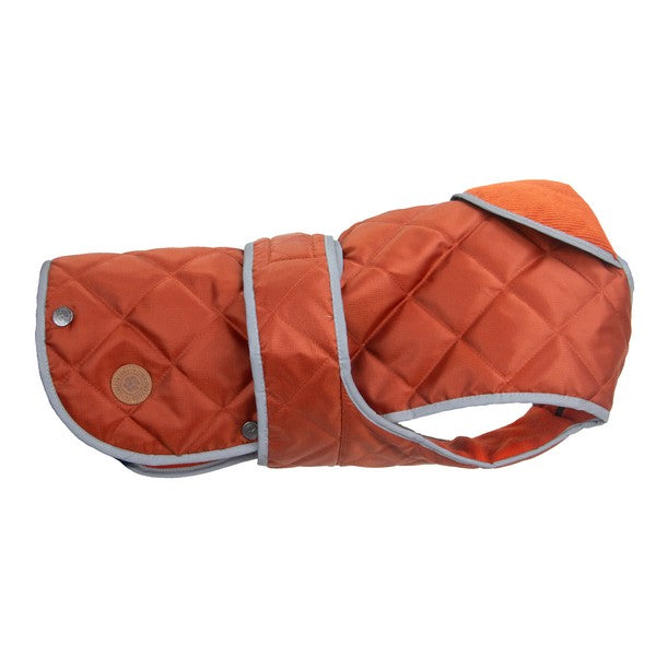 Ancol Heritage Terracotta Quilted Coat Small