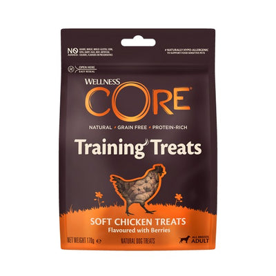 Wellness CORE Dog Treats Adult Training Treats Chicken with Berries 170g