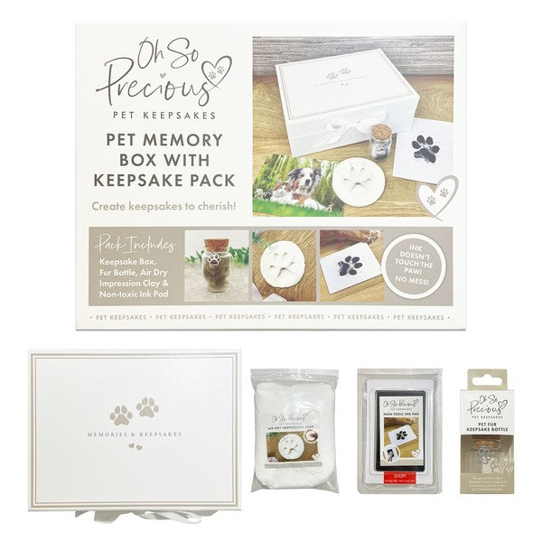 Oh So Precious Pet Memory Box with Keepsake Kit