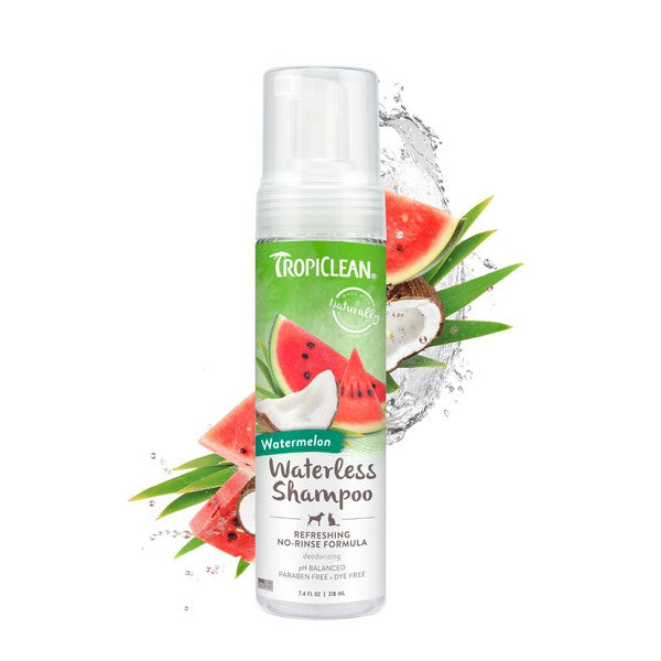 TropiClean Watermelon Waterless Shampoo 218ml