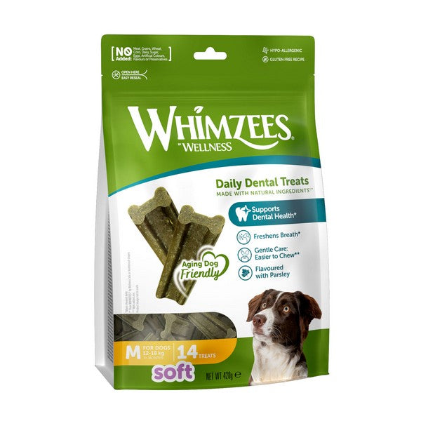 Whimzees Soft Value Bag M 14pcs