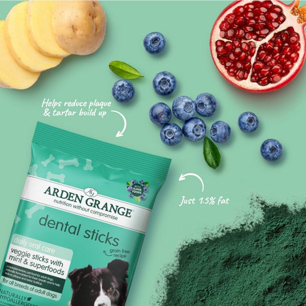 Arden Grange Dental Sticks with Mint and Superfoods 180g