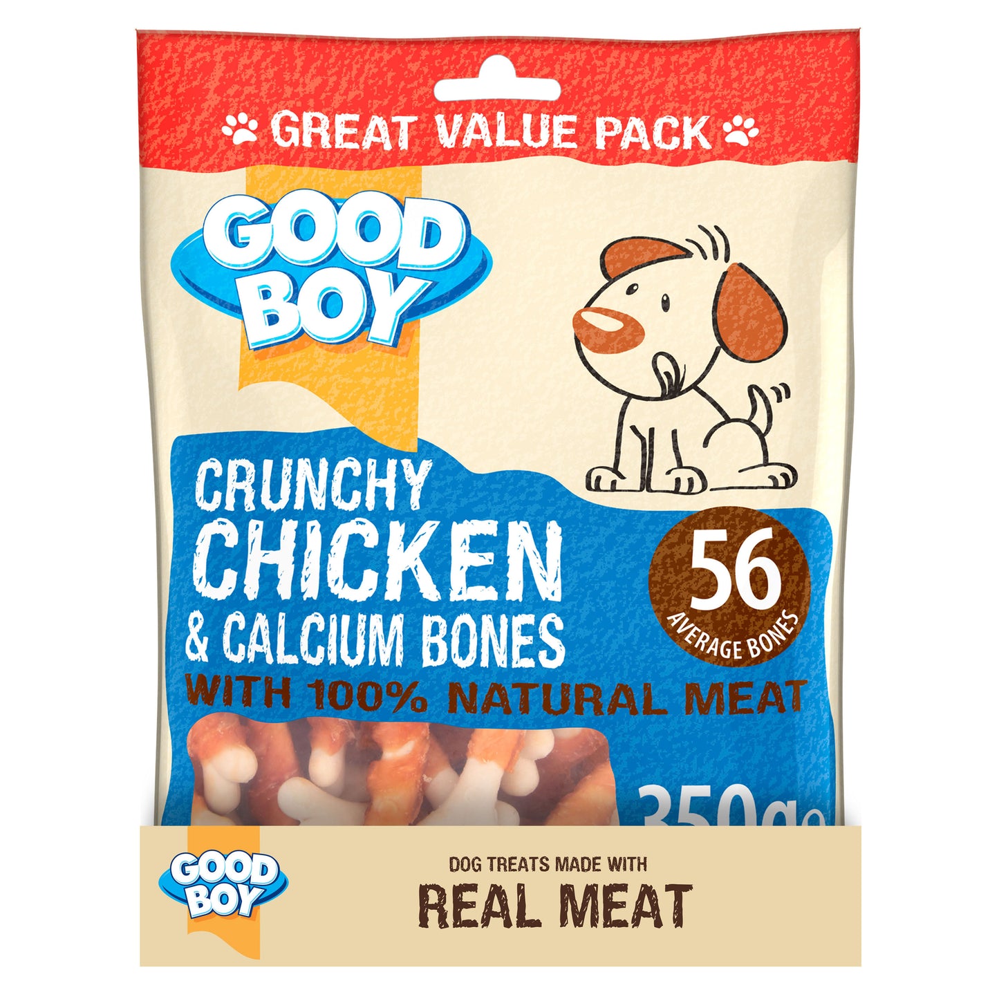 Good Boy Paws Chicken Calcium Bones 350g