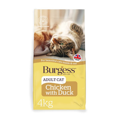 Burgess Adult Cat Tasty Rich in Chicken and Duck 4kg