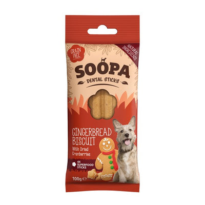 Soopa Gingerbread Latte Sticks 100g