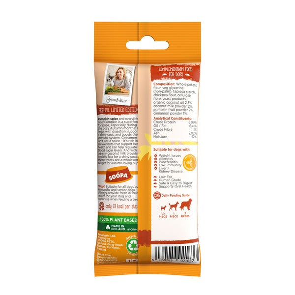 Soopa Pumpkin Spiced Latte Sticks 100g