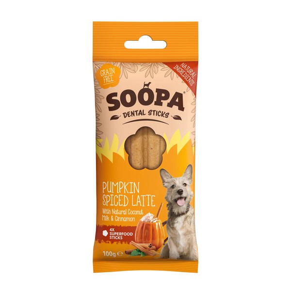 Soopa Pumpkin Spiced Latte Sticks 100g