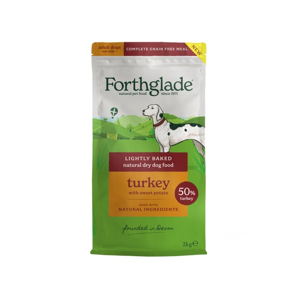 Forthglade Lightly Baked Grain Free Turkey Dry 2kg