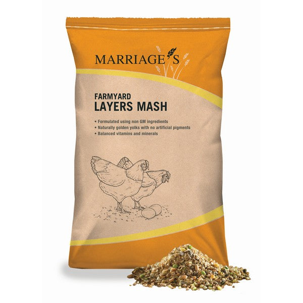 Marriages Farmyard Layers Mash 20kg