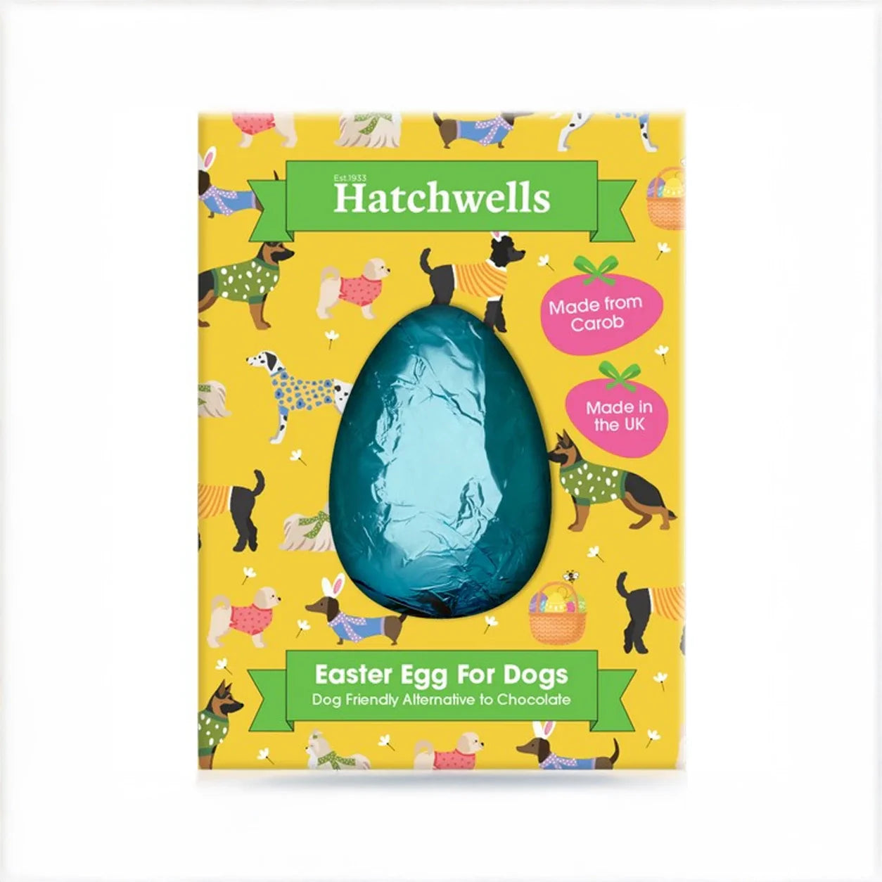 Hatchwells Dog Carob Easter Egg 60g