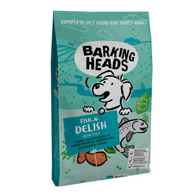 Barking Heads Dog Adult Fish N Delish Grain Free 12kg