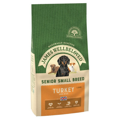 Wellbeloved Turkey and Rice Senior Small Breed 1.5kg