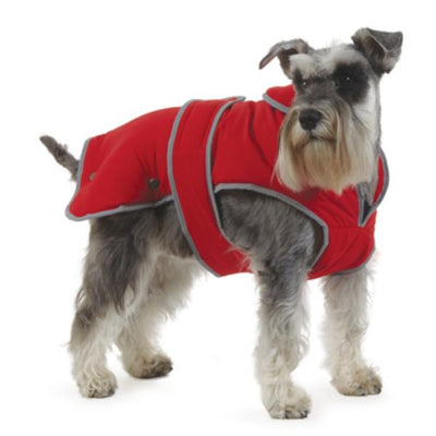 Ancol Stormguard Dog Coat Chest Protector Poppy Red Small