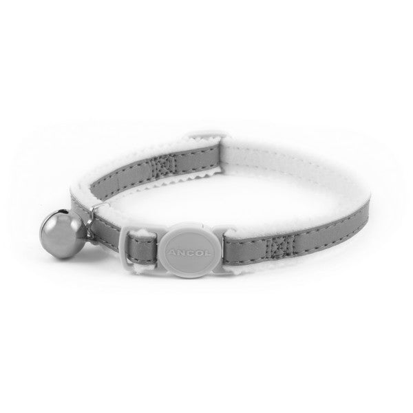 Ancol Cat Collar Reflective Silver