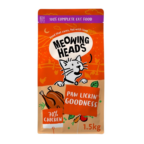 Meowing Heads Paw Lickin Chicken 1.5kg