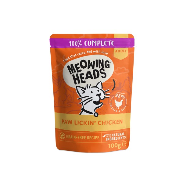 Meowing Heads Paw Lickin Chicken 100g