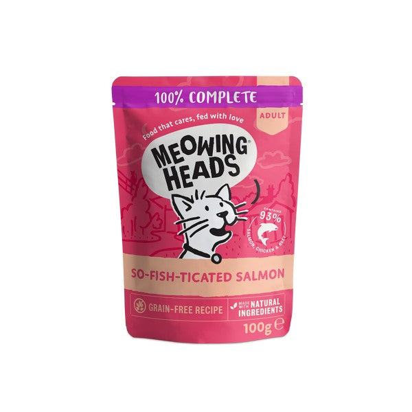 Meowing Heads So-fish-ticated Salmon 100g