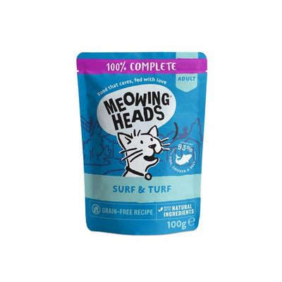 Meowing Heads Supurr Surf & Turf 100g