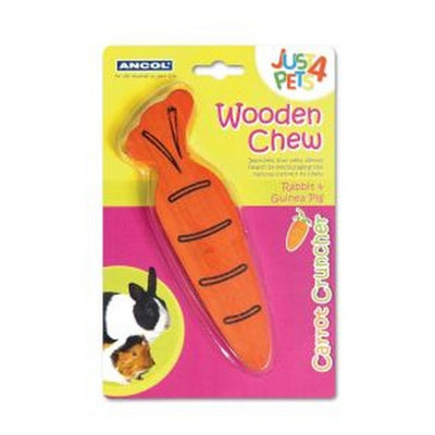 Ancol Wooden Chews Carrot Cruncher