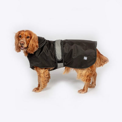 Danish Design 2 In 1 L/R Dog Coat Black 35cm