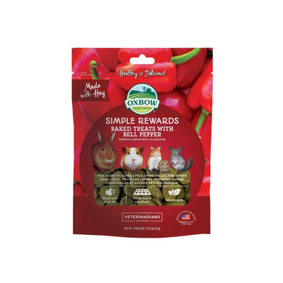 Oxbow Simple Rewards Baked Treats Bell Pepper 60g