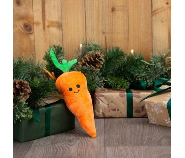 Ancol Mini Katie Carrot Christmas dog toy
