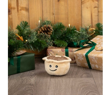 Ancol Matty Mince Pie Christmas dog toy