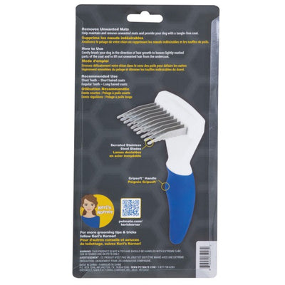 JW Gripsoft Grooming Dematting Rake