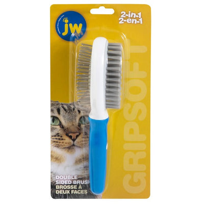 JW Gripsoft Grooming Double Sided Cat Brush