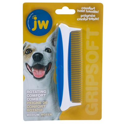 JW Gripsoft Rotating Comfort Comb Fine/Coarse 20cm