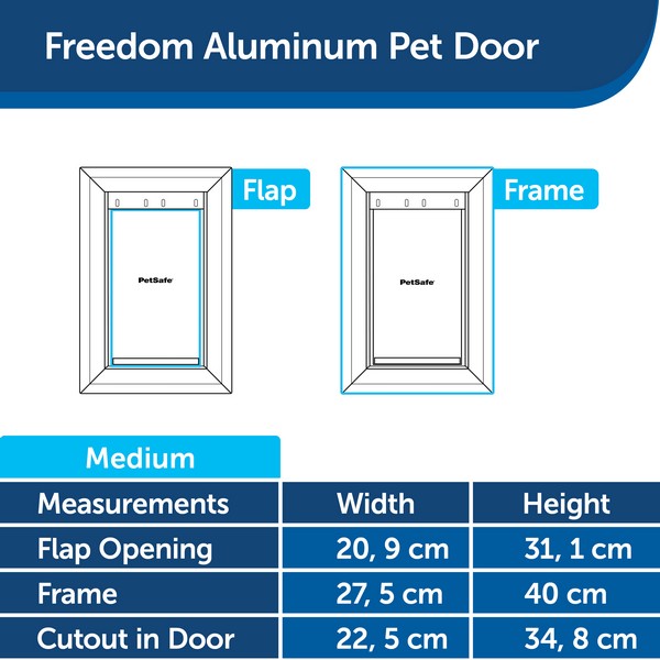 Staywell Aluminium Pet Door 620 Medium