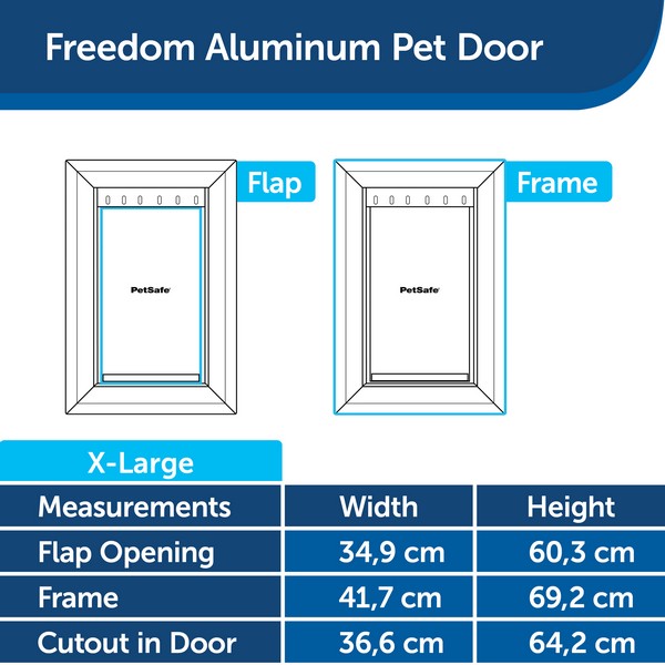 Staywell Aluminium Pet Door 660 Ex Large