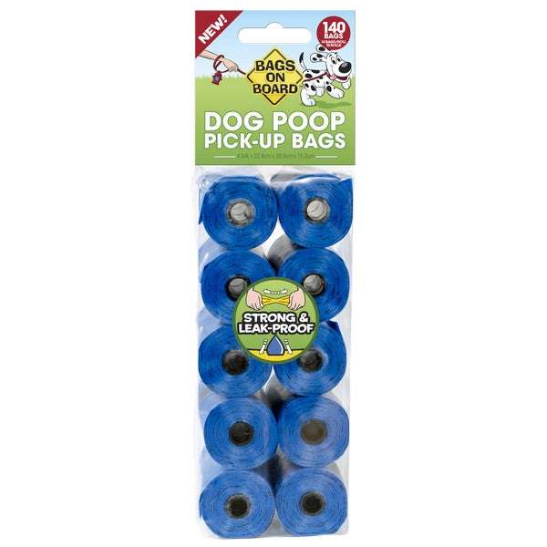 Bramton Bags On Board Blue Poop Bags 10x14 bags