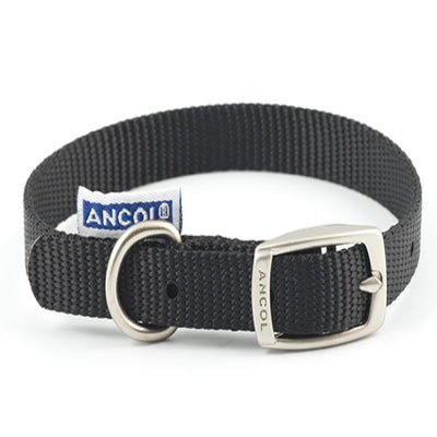 Ancol Viva Collar Black 26-31cm Size 2