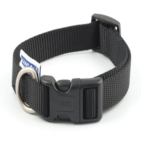 Ancol Viva Adjustable Collar Black 20-30cm Size 1-2