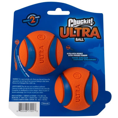 Chuckit! Ultra Ball 2 Pack Medium 6.5cm