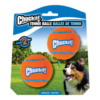 Chuckit! Tennis Ball 2 Pack Medium 6.5cm