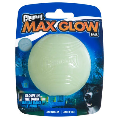 Chuckit! Max Glow Ball 1 Pack Medium 6.5cm