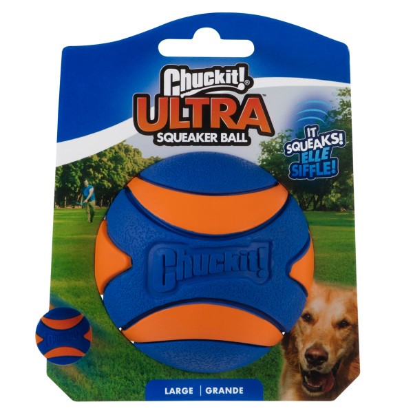 Chuckit! Ultra Squeaker Ball 1 Pack Large 7.3cm