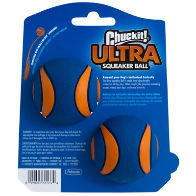 Chuckit! Ultra Squeaker Ball Small (2Pk)