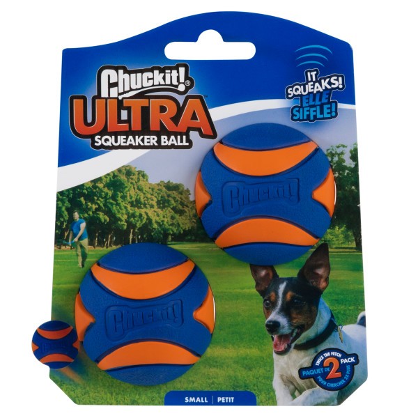 Chuckit! Ultra Squeaker Ball Small (2Pk)