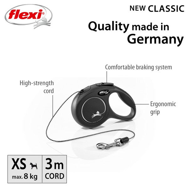 Flexi New Classic Cord Retractable Leash