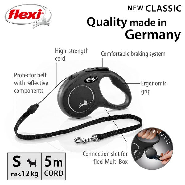 Flexi New Classic Cord Retractable Leash