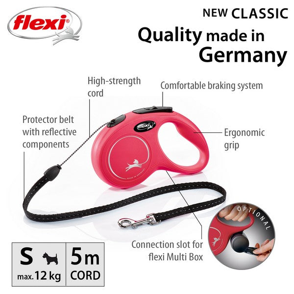 Flexi New Classic Cord Retractable Leash