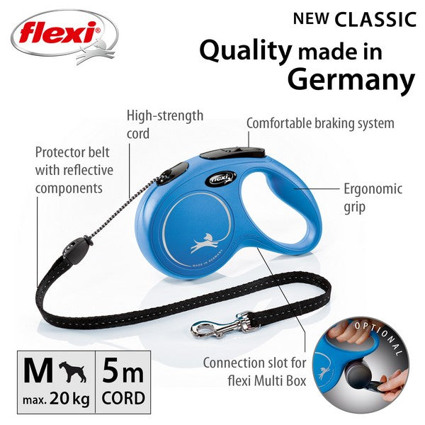 Flexi New Classic Cord Retractable Leash