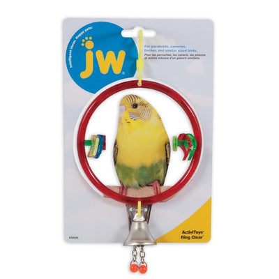 JW Bird Toy Ring Clear